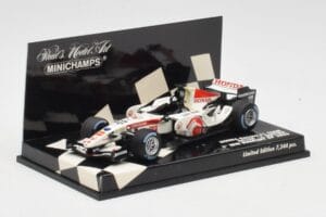 Honda RA106 #12 J. Button Hungarian GP Winner F1 2006 Minichamps 1:43 400060112 Métal — image 2 sur 5