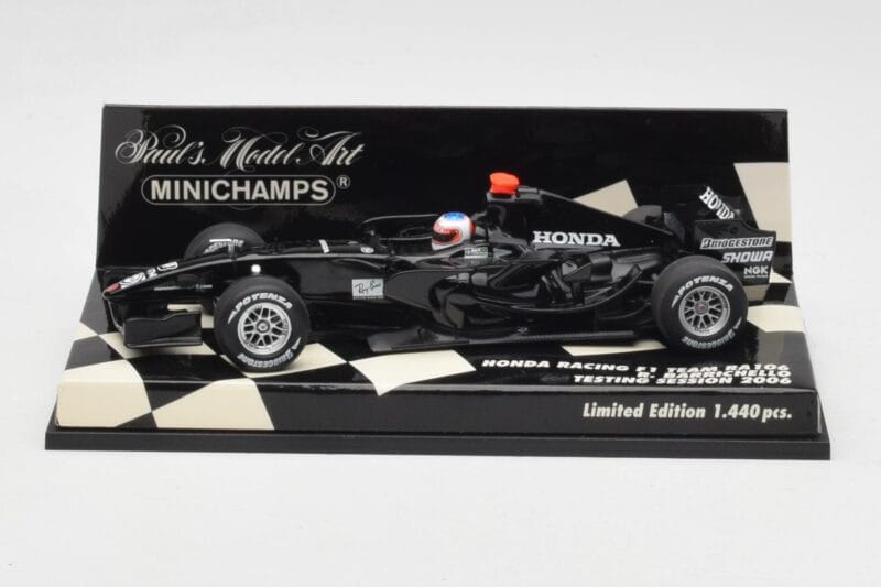 Honda RA106 #11 R. Barrichello Test Car 2006 Minichamps 1:43 400060211 Métal