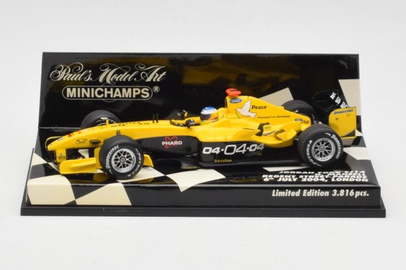 Jordan Ford EJ14 N. Mansell Regent Street Parade 2004 Minichamps 1:43 400040095 Métal