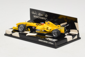 Jordan EJ14 Ford #18 N. Heidfeld Jordan Ford F1 Team Showcar 2004 Minichamps 1:43 400040088 Métal — image 3 sur 5