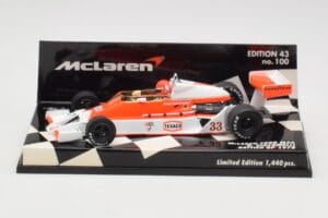 McLaren Ford M26 B. Giacomelli British GP 1978 Minichamps 1:43 530784333 Métal