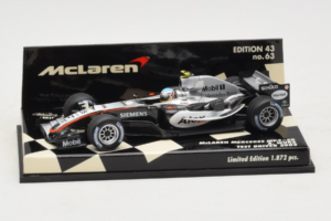 McLaren MP4-20 Mercedes A. Wurz F1 2005 Minichamps 1:43 530054355 Métal