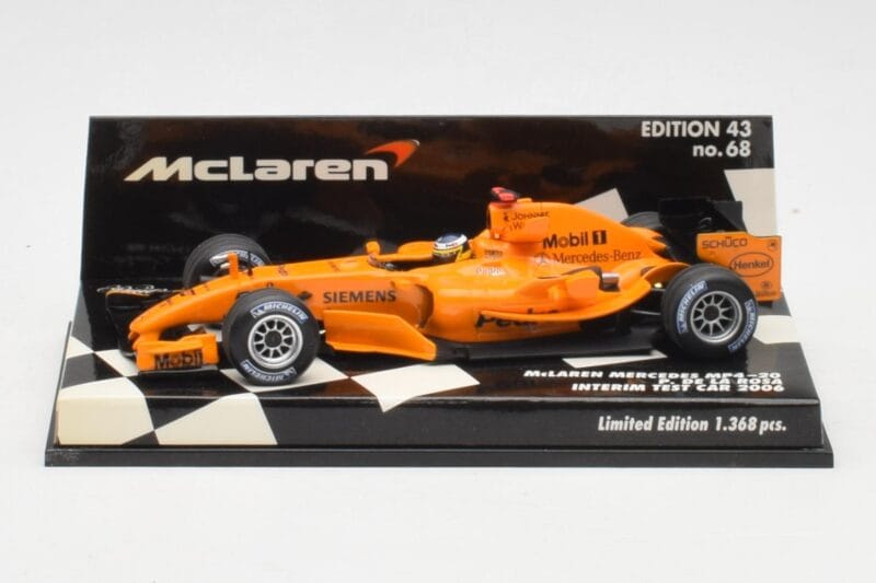 McLaren MP4/20 P. de la Rosa 2006 Minichamps 1:43 530064394 Métal