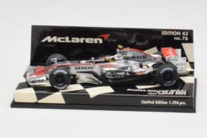 McLaren MP4-21 P. de la Rosa Test 2006 Minichamps 1:43 530064343 Métal