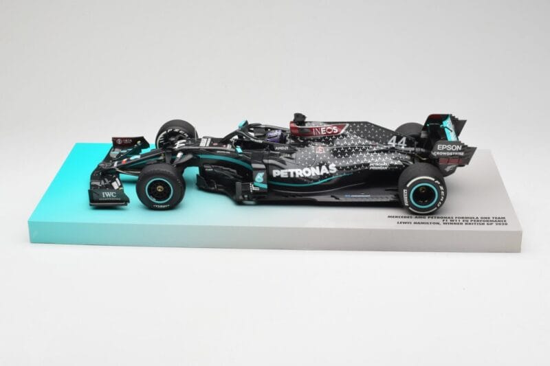 Mercedes AMG Petronas W11 #44 L. Hamilton Winner British GP 2020 Minichamps 1:18 113200444 Métal