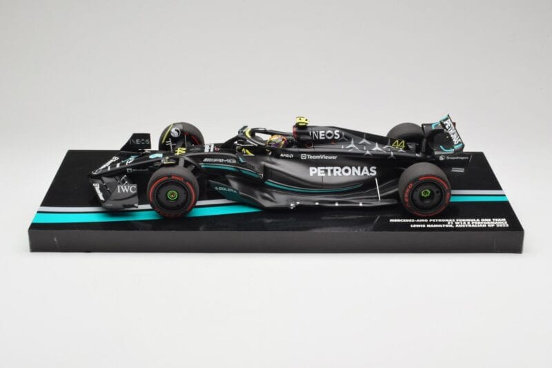 Mercedes AMG W14 E Performance Petronas #44 L. Hamilton Australian GP 2023 Minichamps 1:18 113230144 Résine