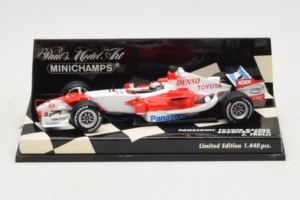 Toyota TF106 Panasonic #12 J. Trulli Panasonic Toyota Racing Showcar 2006 Minichamps 1:43 400060078 Métal