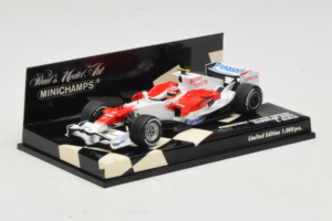 Toyota T. Glock Panasonic Toyota Racing Showcar F1 2008 Minichamps 1:43 400080082 Métal — image 2 sur 5