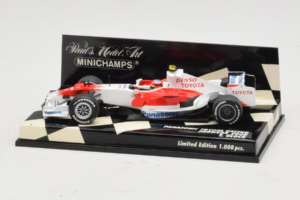 Toyota T. Glock Panasonic Toyota Racing Showcar F1 2008 Minichamps 1:43 400080082 Métal