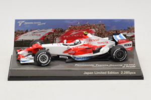 Toyota TF107 #12 J. Trulli Panasonic Toyota Racing Showcar F1 2007 Minichamps 1:43 AM60129 Métal