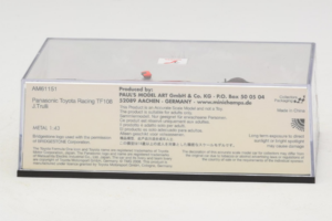 Toyota TF108 #12 J. Trulli Panasonic Toyota Racing F1 2008 Minichamps 1:43 AM61151 Métal — image 5 sur 6