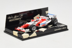Toyota TF104 Panasonic #16 R. Zonta Panasonic Toyota Racing 2004 Minichamps 1:43 400040116 Métal — image 2 sur 5