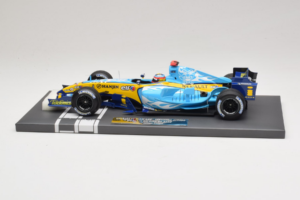 Renault R25 #5 F. Alonso 2ème Place GP de Belgique 2005 Minichamps 1:18 117051605 Métal