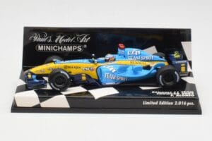 Renault R25 F. Alonso F1 World Champion Showcar 2005 Minichamps 1:43 400050075 Métal