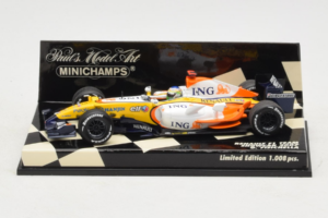 Renault R27 #3 G. Fisichella Renault F1 Team Showcar 2007 Minichamps 1:43 400070073 Métal