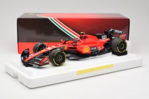 Scuderia Ferrari SF-23 #55 C. Sainz Belgian GP 2023 BBR 1:18 BBR231855C Métal — image 7 sur 7