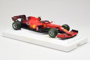 Scuderia Ferrari SF21 #55 C. Sainz Emilia Romagna GP 2021 BBR 1:18 BBR211855 Métal — image 4 sur 7