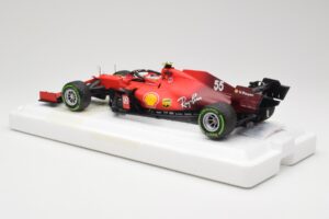 Scuderia Ferrari SF21 #55 C. Sainz Emilia Romagna GP 2021 BBR 1:18 BBR211855 Métal — image 5 sur 7