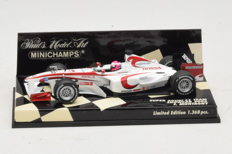 Super Aguri F. Montagny Showcar F1 2006 Minichamps 1:43 400060193 Métal