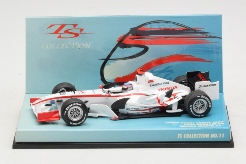 Super Aguri SA05 Honda #22 T. Sato 1st GP Bahrain 2006 Minichamps 1:43 518064322 Métal