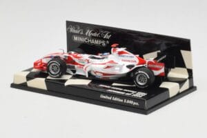 Super Aguri Honda SA06 #22 T. Sato Japanese GP 2006 Minichamps 1:43 400060122 Métal — image 3 sur 5