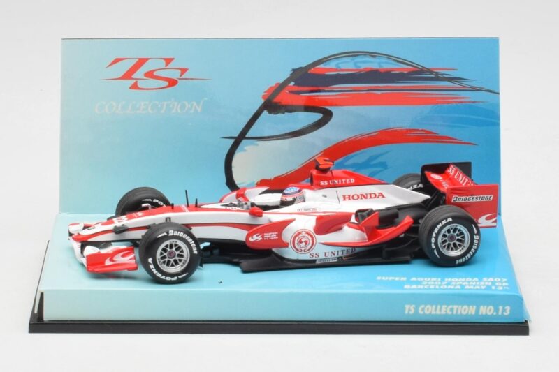 Super Aguri Honda SA07 #22 T. Sato Race Car 2007 Minichamps 1:43 518074322 Métal
