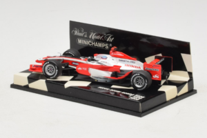 Super Aguri SA08 Honda #18 T. Sato F1 2008 Minichamps 1:43 400080018 Métal — image 3 sur 5