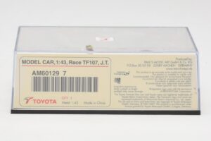 Toyota TF108 Showcar J. Trulli 2008 Minichamps 1:43 AM601297 Métal — image 4 sur 5