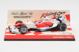 Toyota TF107 #12 J. Trulli F1 2007 Minichamps 1:43 403080081 Métal