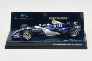 Williams FW28 Cosworth #10 N. Rosberg Williams F1 Team 2006 Minichamps 1:43 400060010 Métal