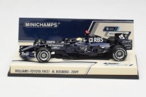 Williams FW31 Toyota #16 N. Rosberg F1 2009 Minichamps 1:43 400080207-M1 Métal