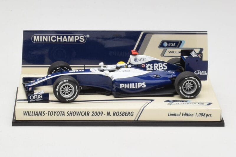 Williams FW31 N. Rosberg F1 Showcar 2009 Minichamps 1:43 Williams FW31 N. Rosberg F1 Showcar 2009 Minichamps 1:43 400090086 Métal