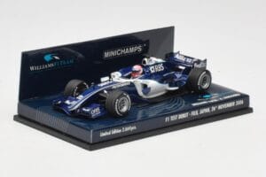 Williams FW28 Toyota K. Nakajima F1 Test Debut 2006 Minichamps 1:43 400060135 Métal — image 2 sur 6