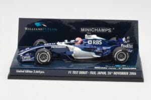 Williams FW28 Toyota K. Nakajima F1 Test Debut 2006 Minichamps 1:43 400060135 Métal — image 3 sur 6