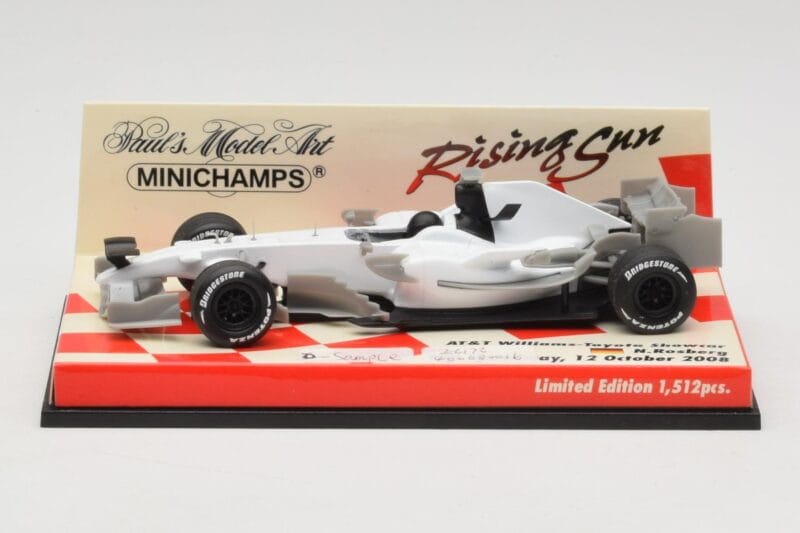 Williams Toyota FW29B #7 N. Rosberg Showcar 2008 Minichamps 1:43 403080177 Métal