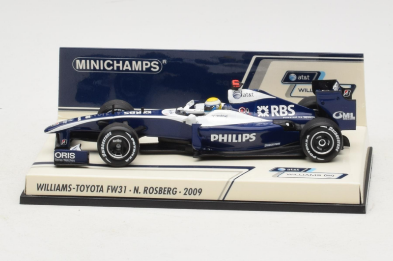 Williams FW31 Toyota #16 N. Rosberg F1 2009 Minichamps 1:43 400090016 Métal