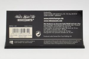 Dallara F301 Mugen Honda T. Sato Macau GP Winner 2001 Minichamps 1:43 518014306 Métal — image 4 sur 5