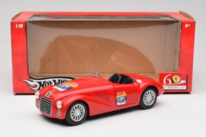 Ferrari 166 MM Barchetta Rouge Hot Wheels 1:18 B6054 Métal — image 8 sur 8