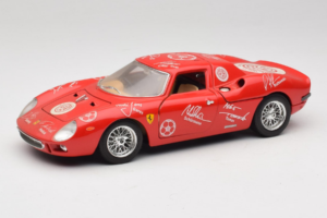 Ferrari 250 LM Rouge Blanc Essen Autographs Édition Limitée Bburago 1:18 3033-P4 Métal