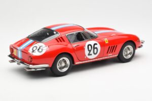 Ferrari 275 GTB Competizione #26 G. Biscaldi / A. de Bourbon Team Hugus 24 Hours of Le Mans 1966 CMC 1:18 M-199 Métal — image 2 sur 6