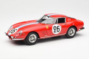 Ferrari 275 GTB Competizione #26 G. Biscaldi / A. de Bourbon Team Hugus 24 Hours of Le Mans 1966 CMC 1:18 M-199 Métal