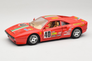 Ferrari 288 GTO Rally #40 Rouge 1986 Bburago 1:18 3057-P1 Métal