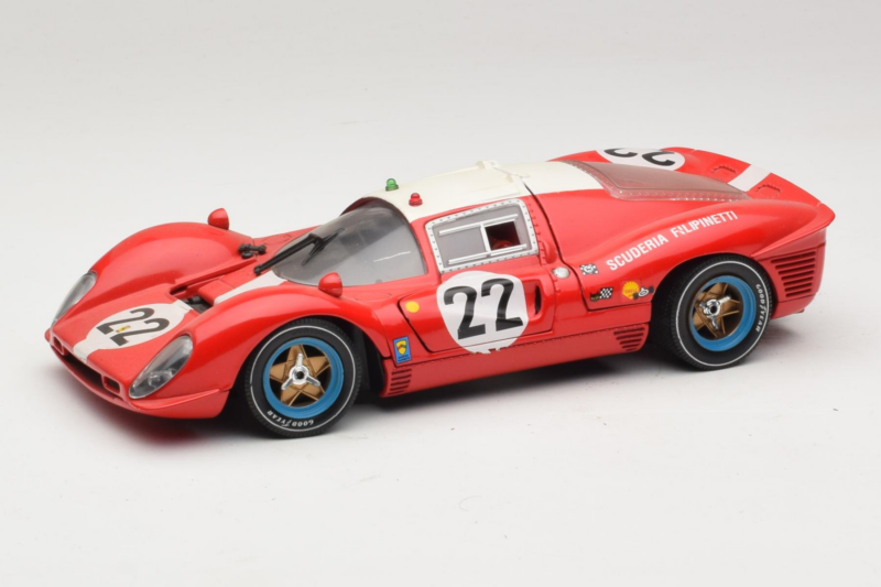 Ferrari 330 P4 #22 Scuderia Filipinetti Poor Condition 1967 Revell 1:18 48825-P1 Métal