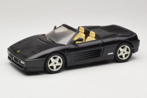 Ferrari 348 Spider Noir Avec Jantes Argent Mira 1:18 6918 Métal