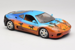 Ferrari 360 Modena Bracio Gotz Running Horses Livery Bburago 1:18 3358-B1 Métal — image 6 sur 8