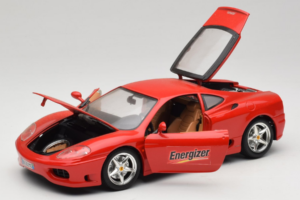 Ferrari 360 Modena Energizer Rouge Bburago 1:18 3358-P3 Métal — image 2 sur 8
