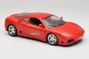 Ferrari 360 Modena Energizer Rouge Bburago 1:18 3358-P3 Métal — image 6 sur 8