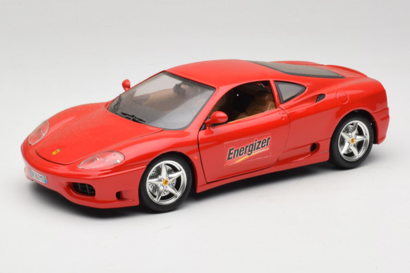 Ferrari 360 Modena Energizer Rouge Bburago 1:18 3358-P3 Métal