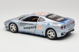 Ferrari 360 Modena Expert #1 Argent Bburago 1:18 3348-S1 Métal — image 7 sur 8