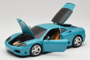 Ferrari 360 Modena Migros Édition Limitée 333 pcs Bleu Bburago 1:18 3358-G1 Métal — image 2 sur 8